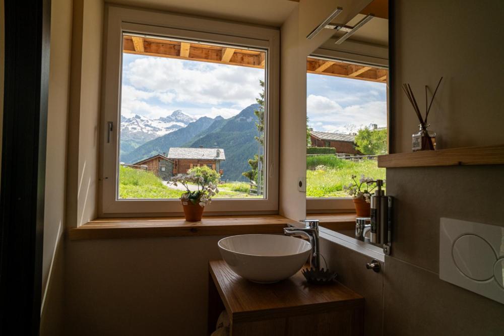 B&B Eco Chalet Merlet Champoluc Dış mekan fotoğraf